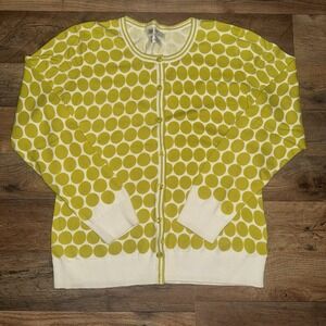 Van Heusen Studio Women's Polka Dot Cardigan Size Large